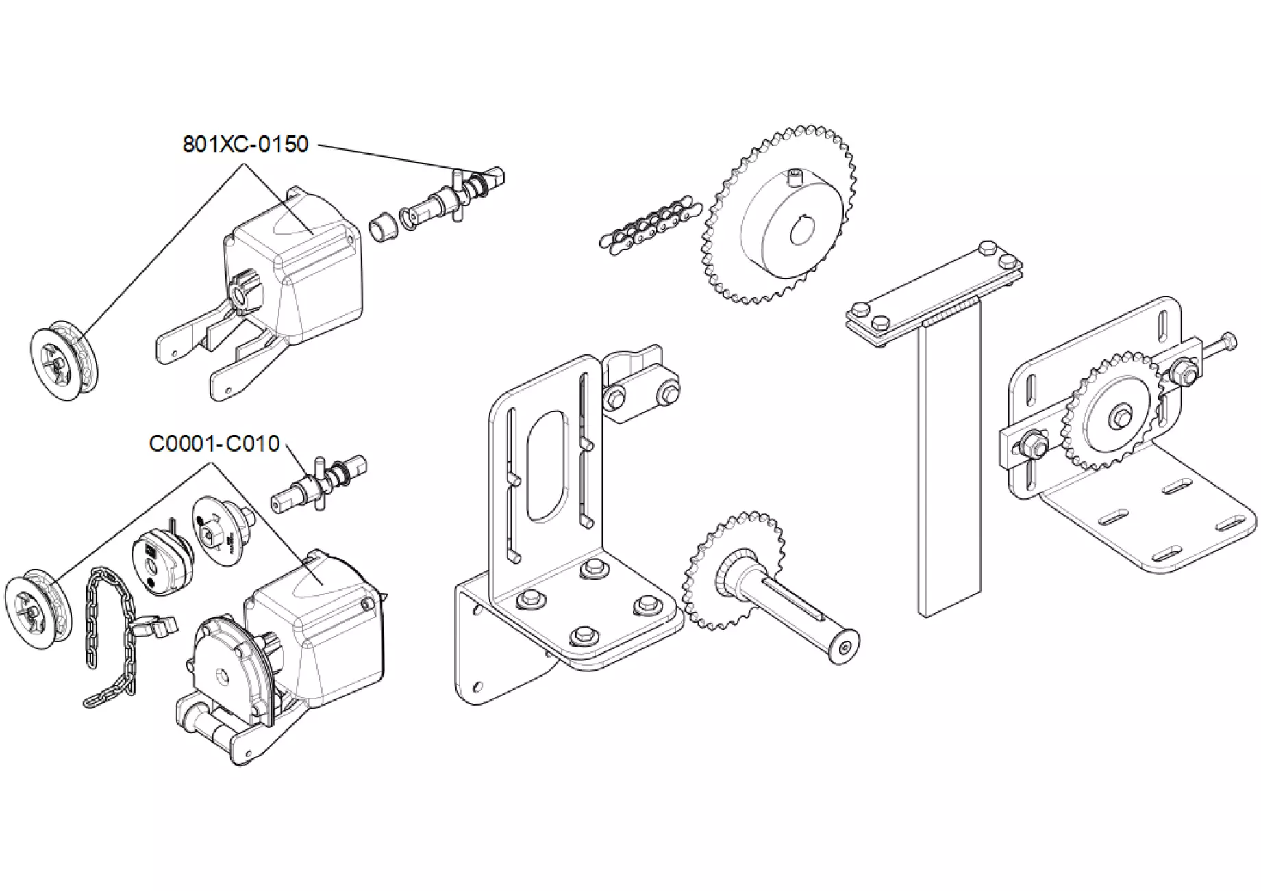 Service parts Came C-BX accessories