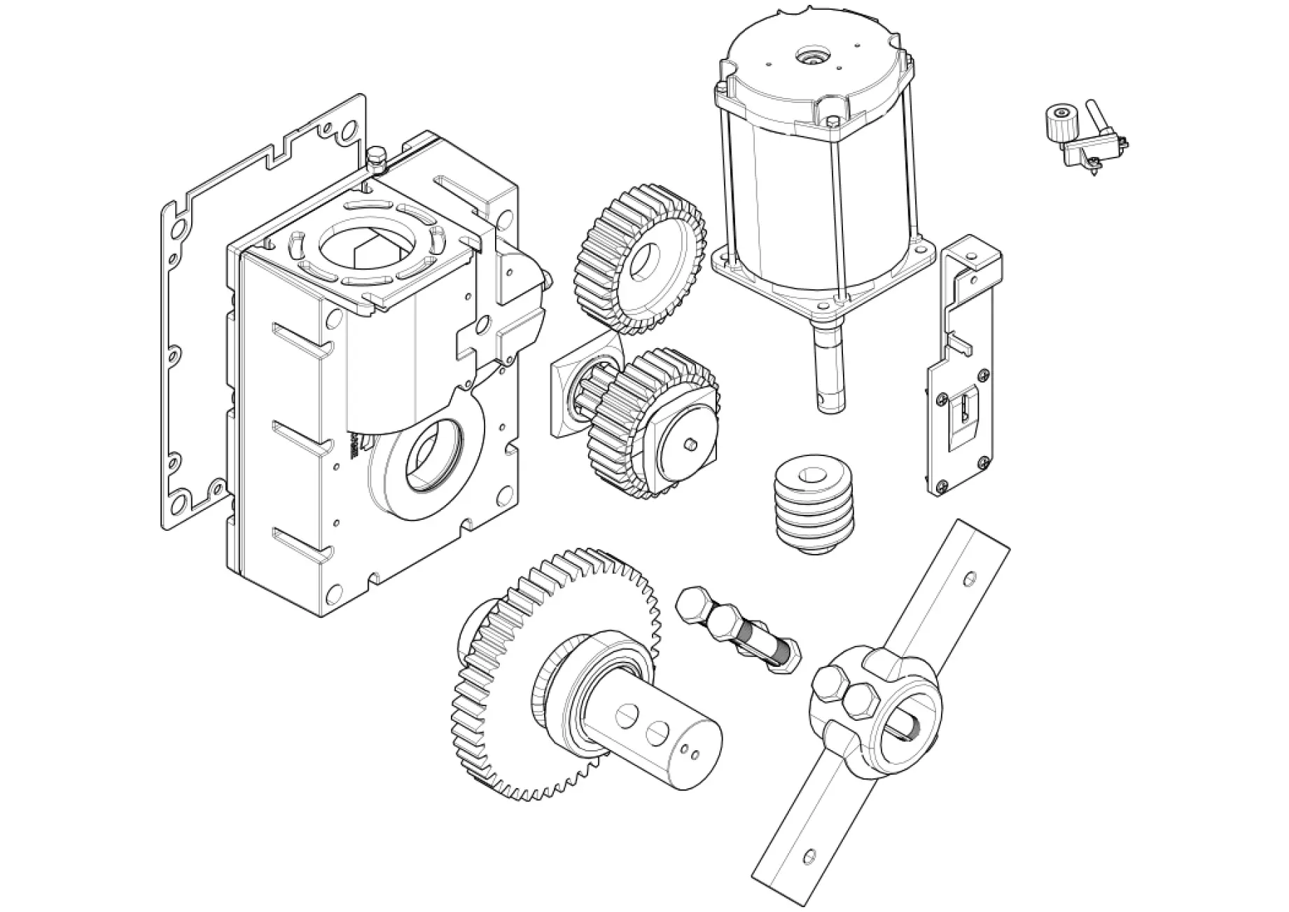 Service parts Came Gard 4 G4040E gearmotor