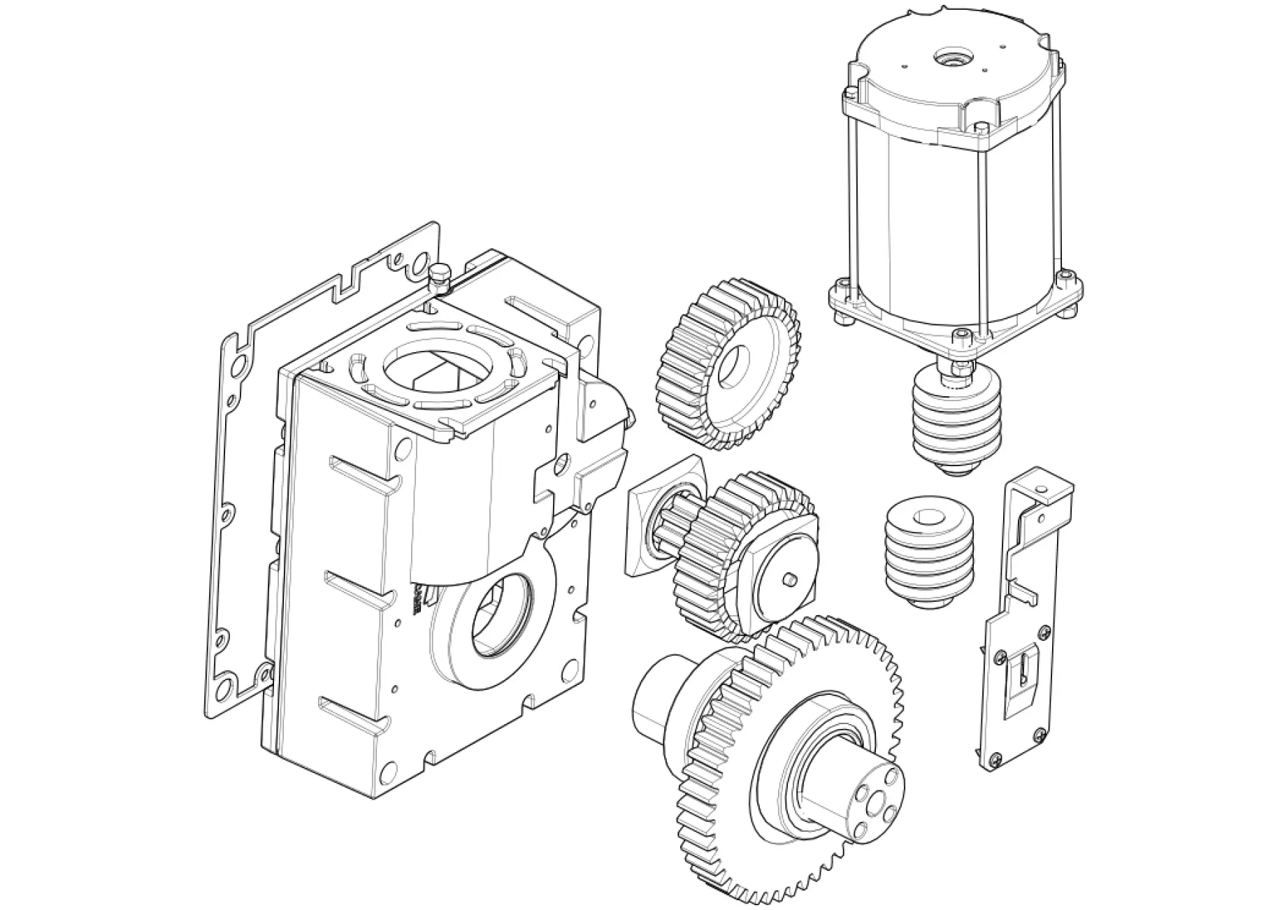 Service parts Came Gard 4 G4040Z V.0 gearmotor