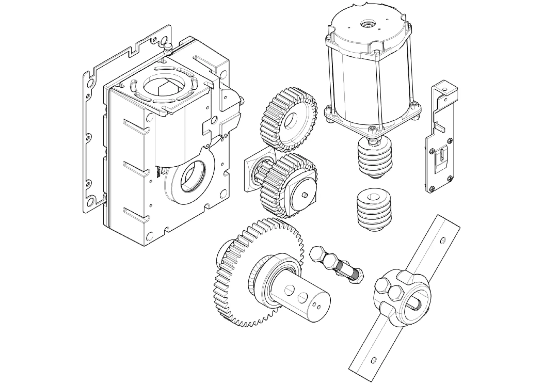 Service parts Came Gard 4 G4040Z V.1 gearmotor