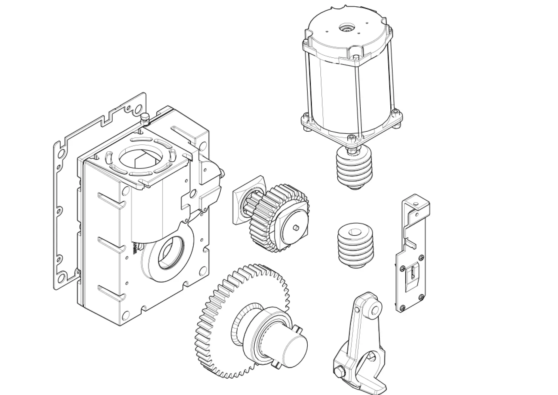 Service parts Came Gard 8 G2080Z gearmotor