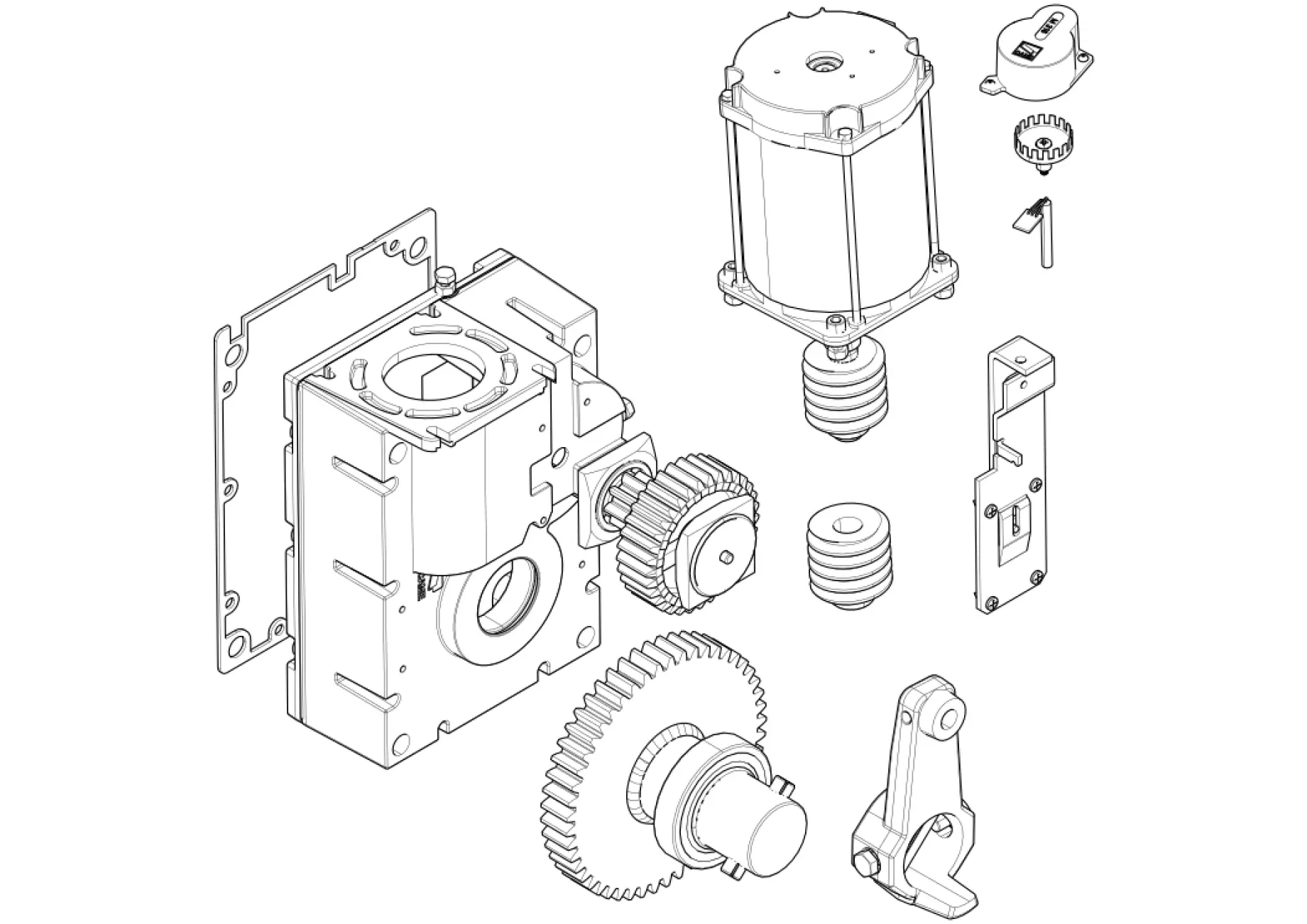 Service parts Came Gard 8 G2081 gearmotor