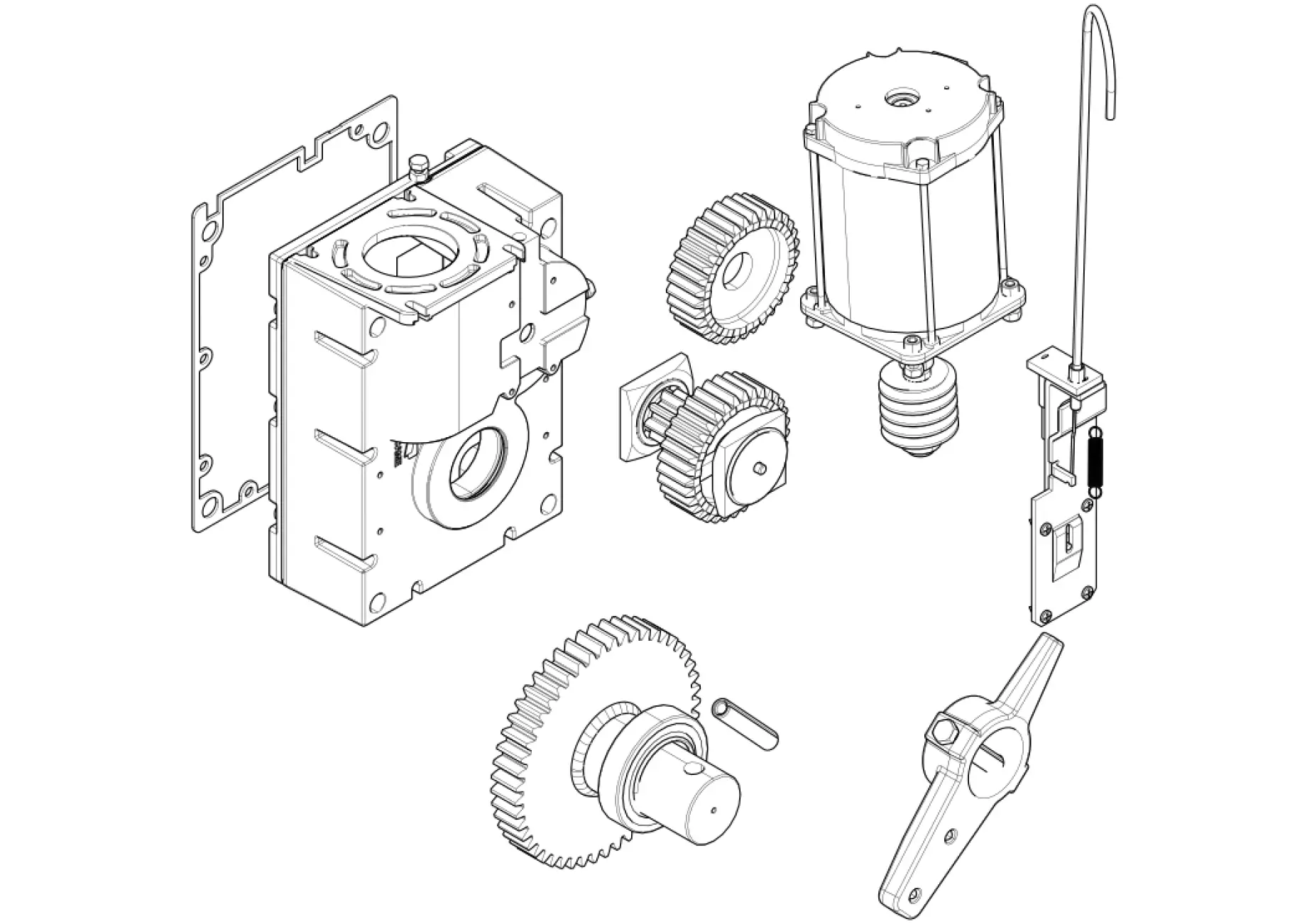 Service parts Came Gard G12000 gearmotor