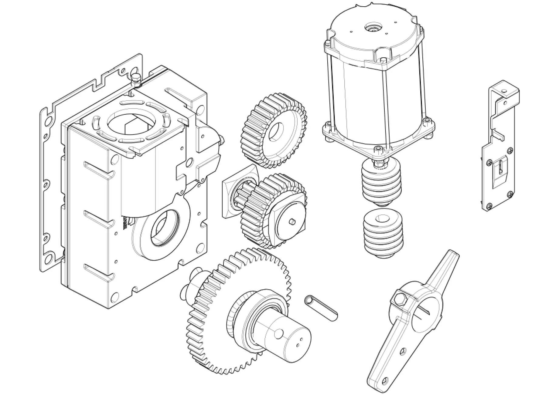 Service parts Came Gard G3750 gearmotor
