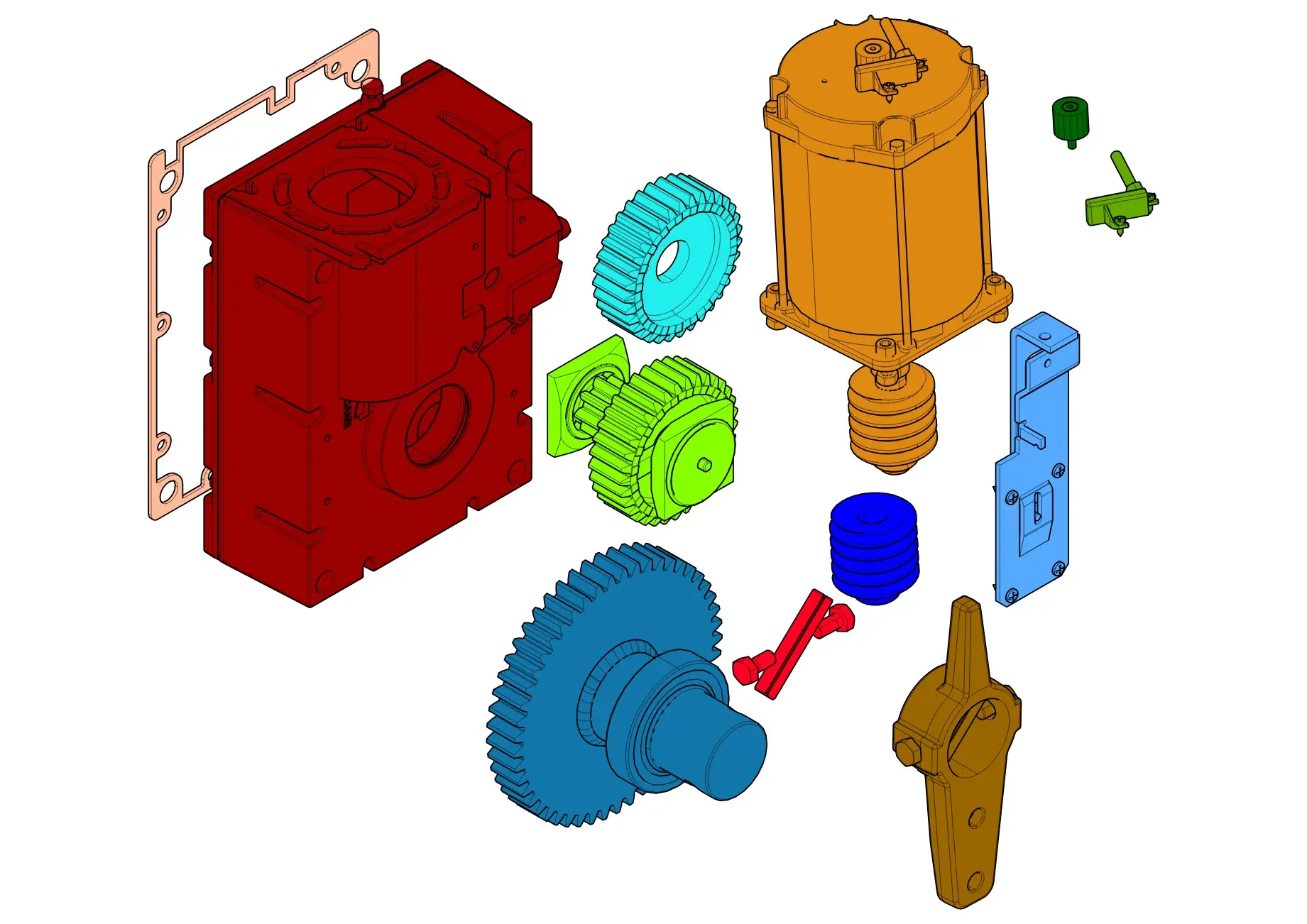 Service parts Came Gard G5000 gearmotor
