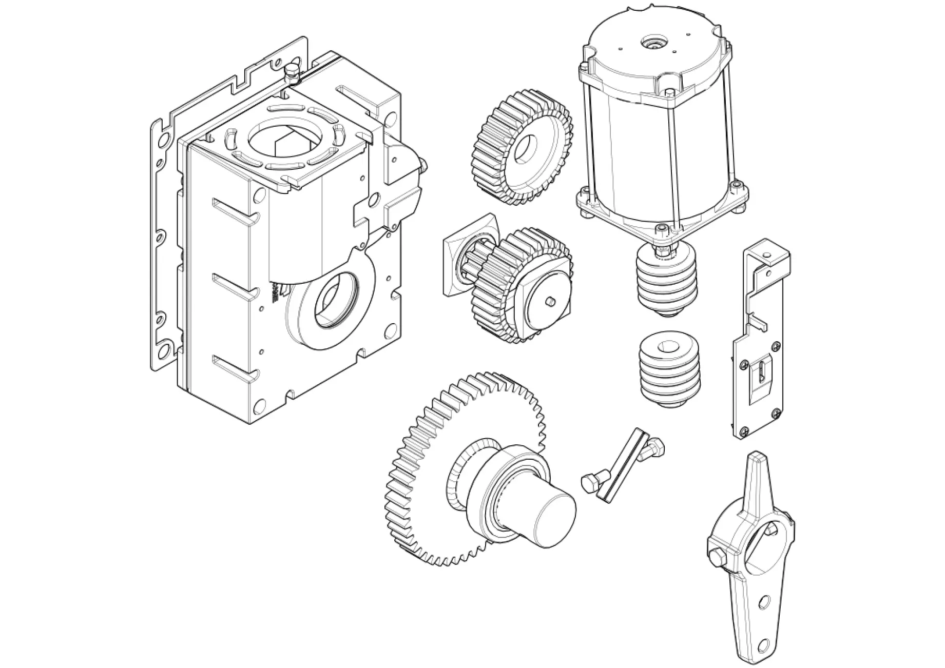 Service parts Came Gard G6000 gearmotor