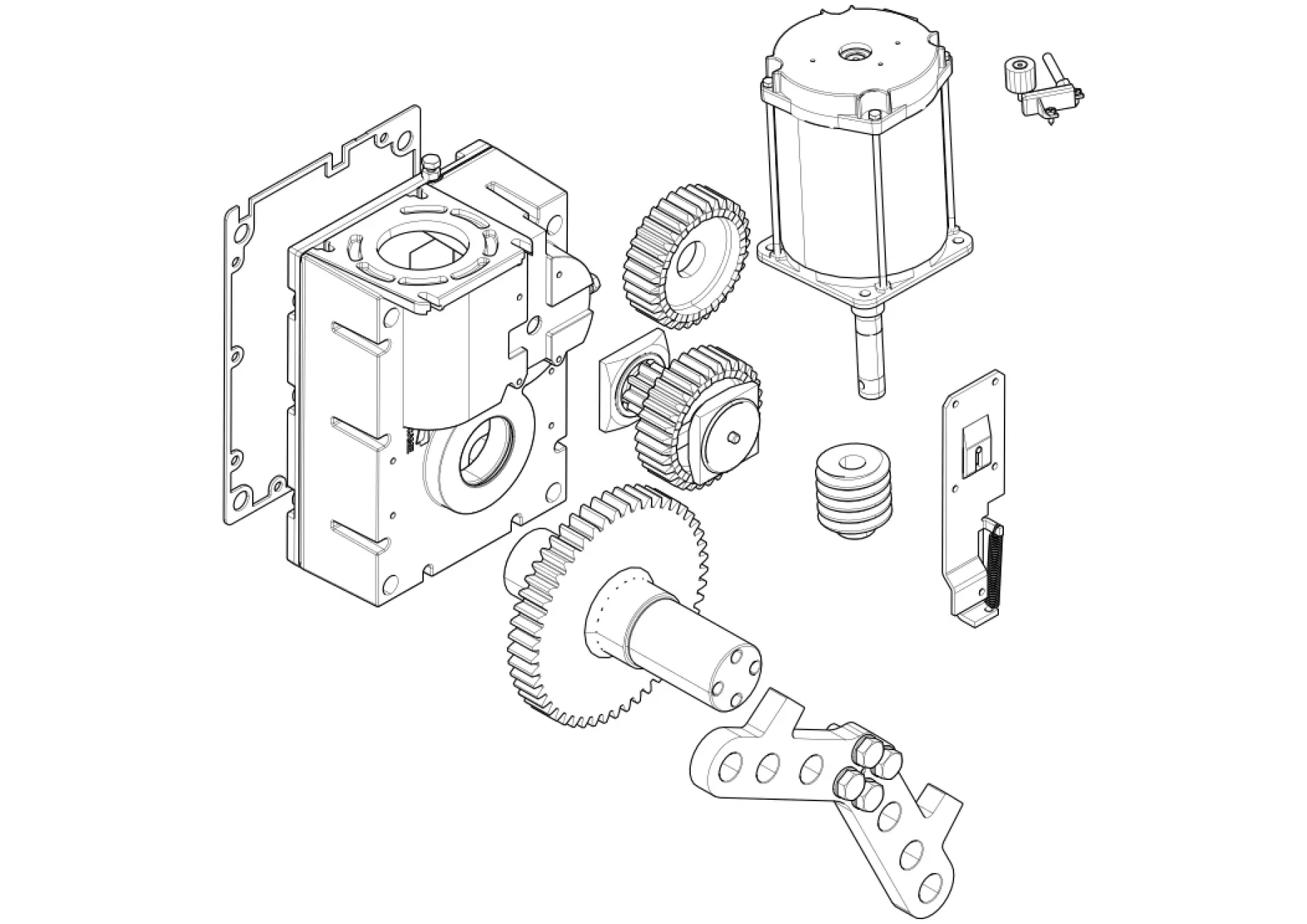 Service parts Came GT4 gearmotor
