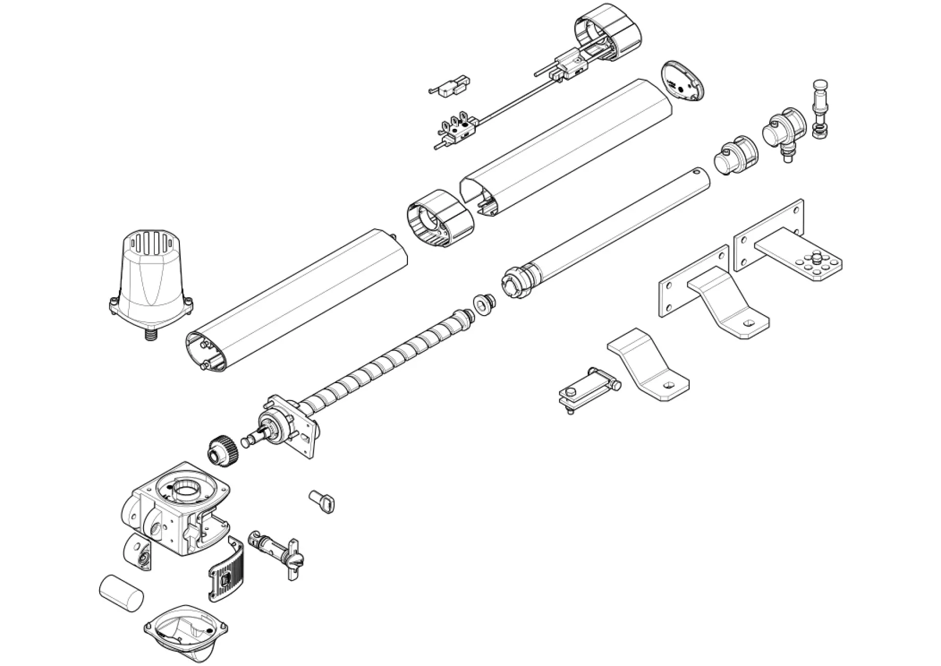 Service parts Came Krono KR310S (left)