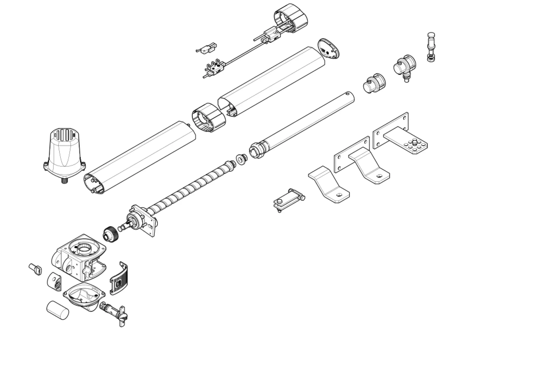Service parts Came Krono KR312S (left)