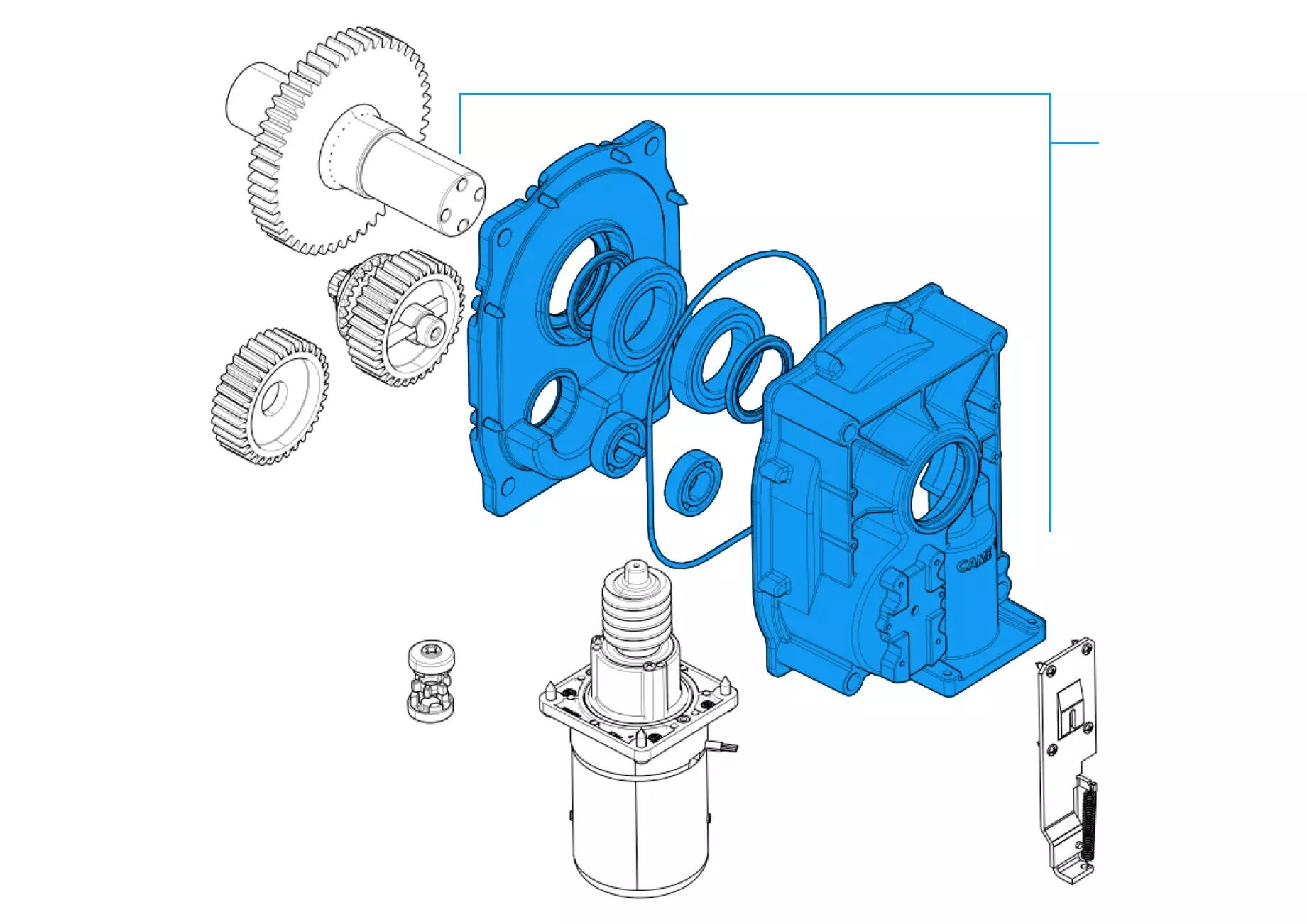 Service parts Came LS4 LT4 gearmotor