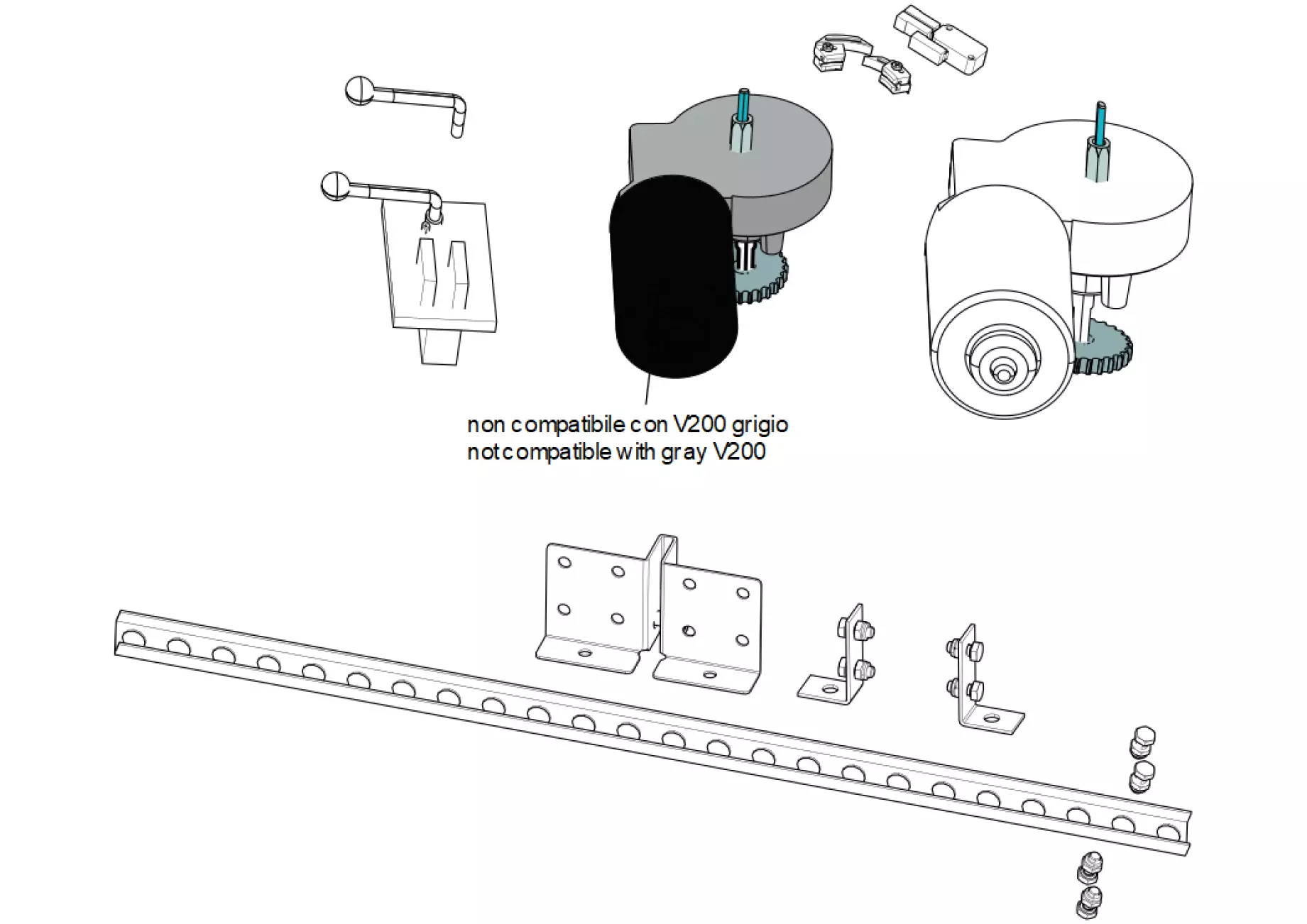 Service parts Came Ver V200 V1000