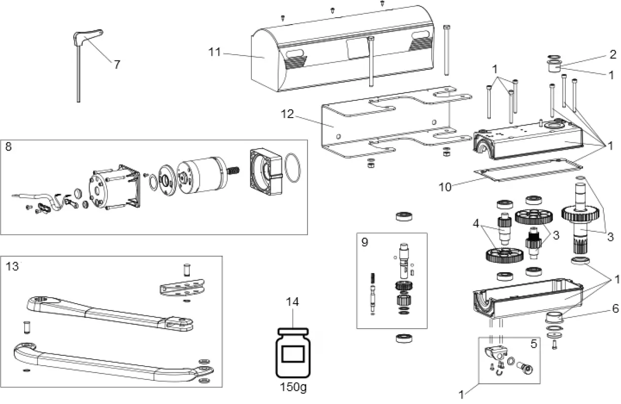 Service parts Faac 390 24V