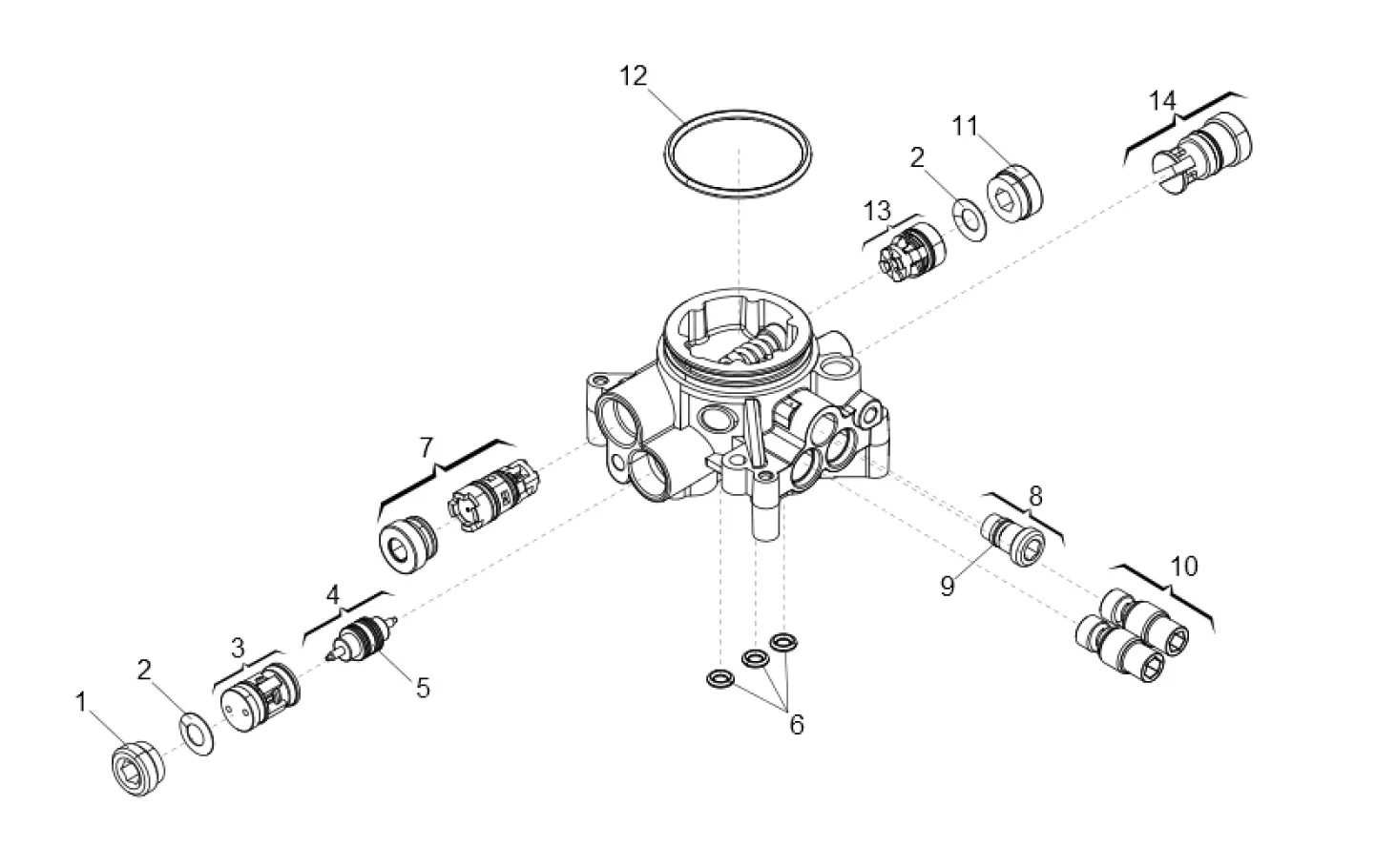 Service parts Faac 400 CBC Flange