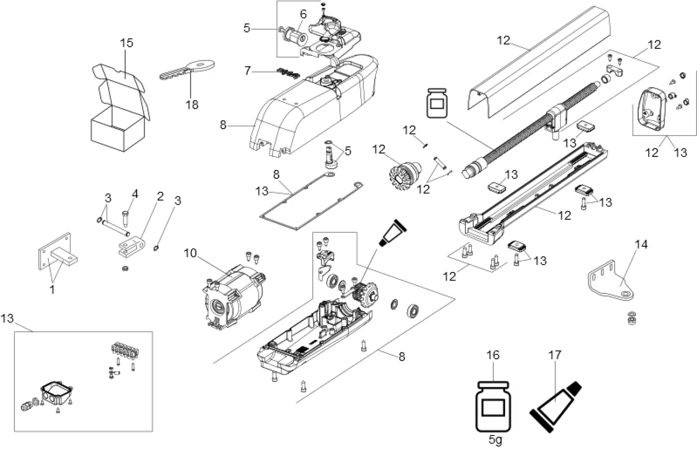Service parts Faac 413 24V