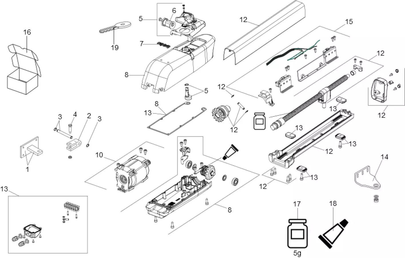 Service parts Faac 413 24V LS