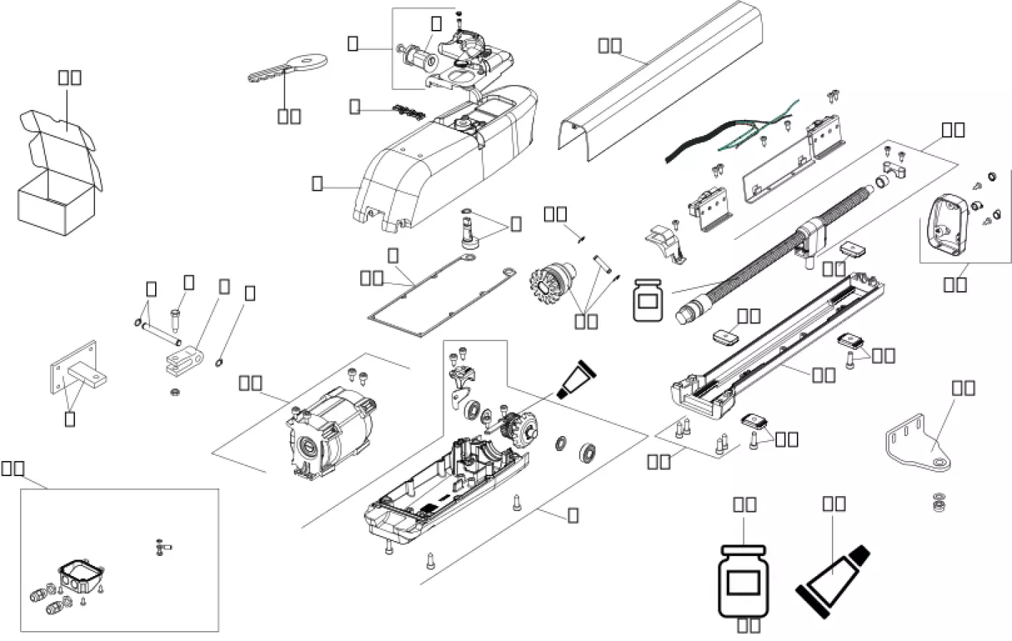 Service parts Faac 413 LS 115V