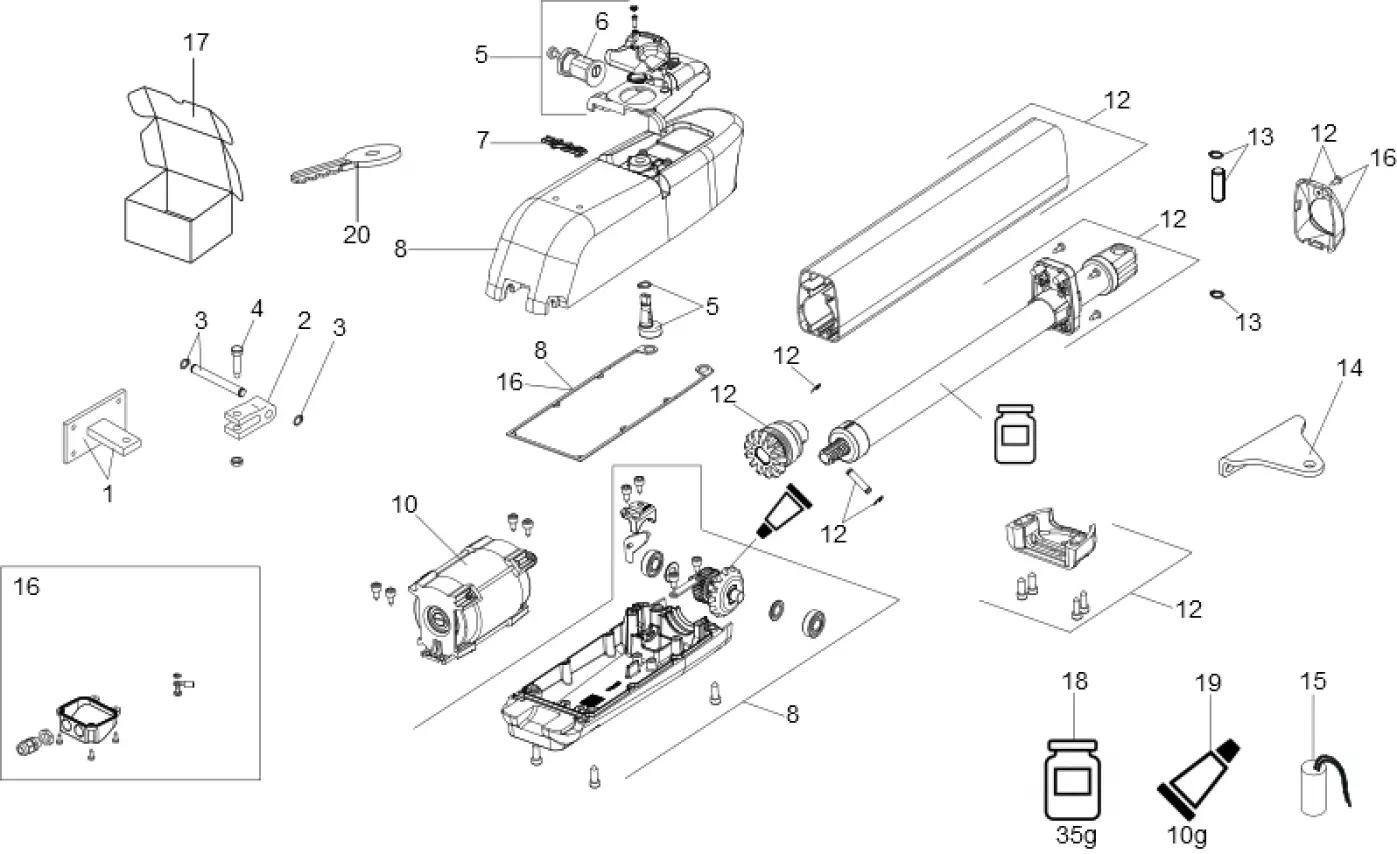 Service parts Faac 415 115V
