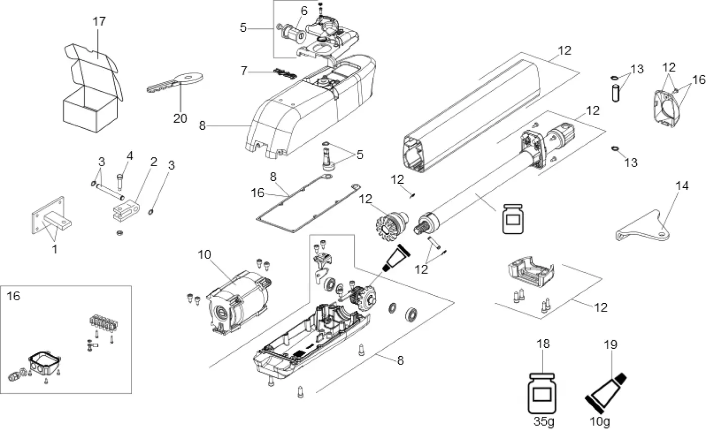 Service parts Faac 415 24V