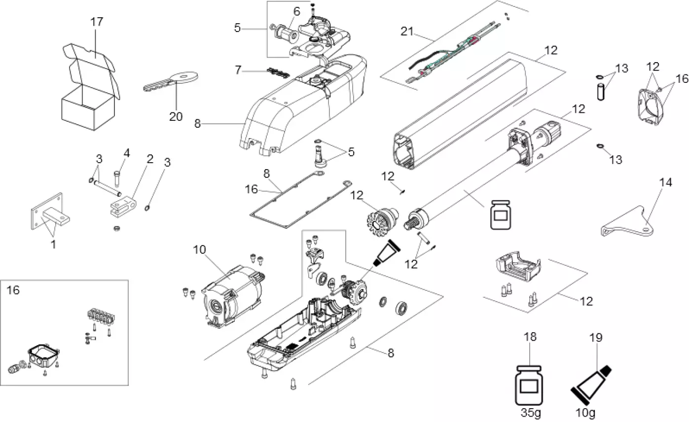 Service parts Faac 415 24V LS