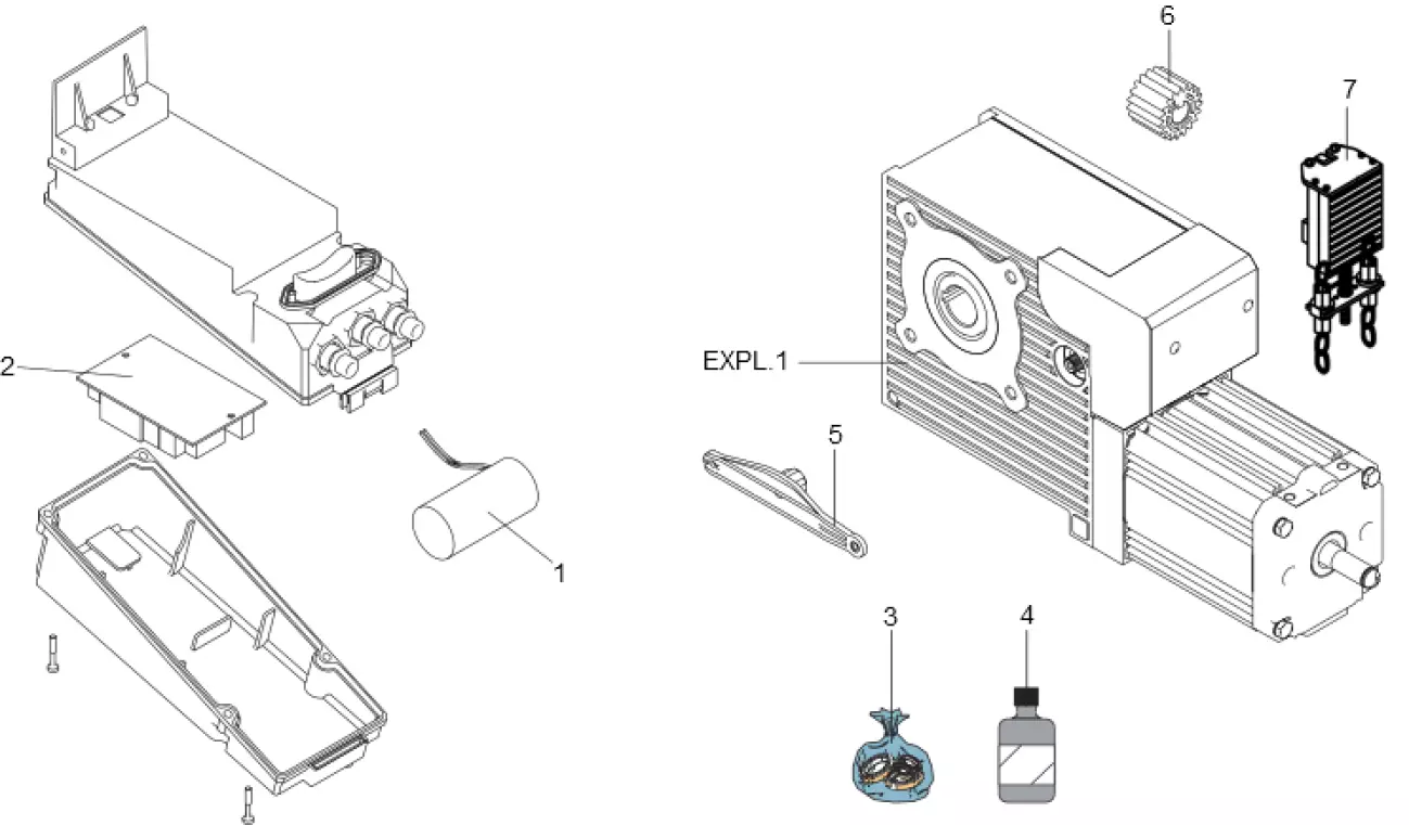 Service parts Faac 540