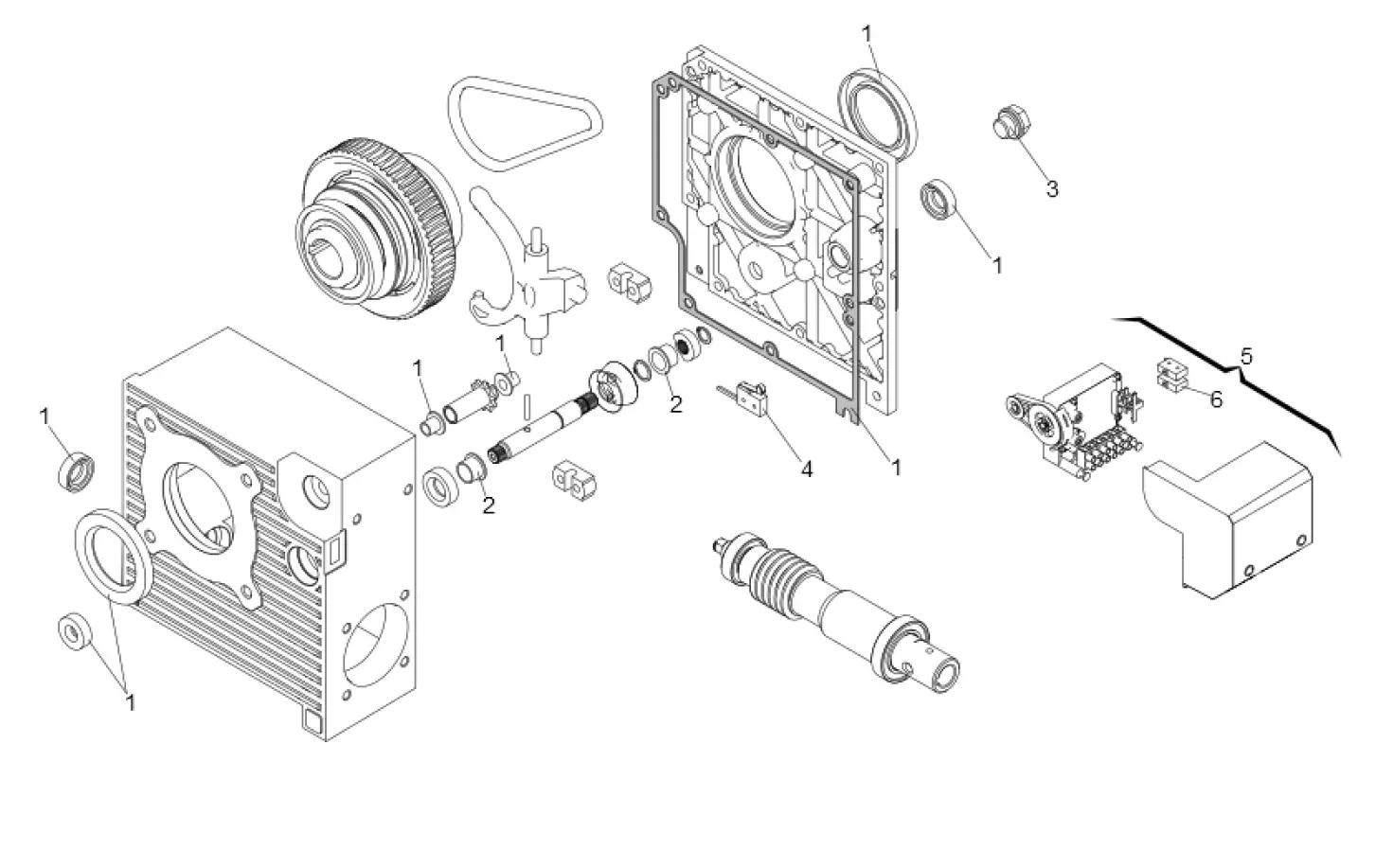 Service parts Faac 541 3PH 3