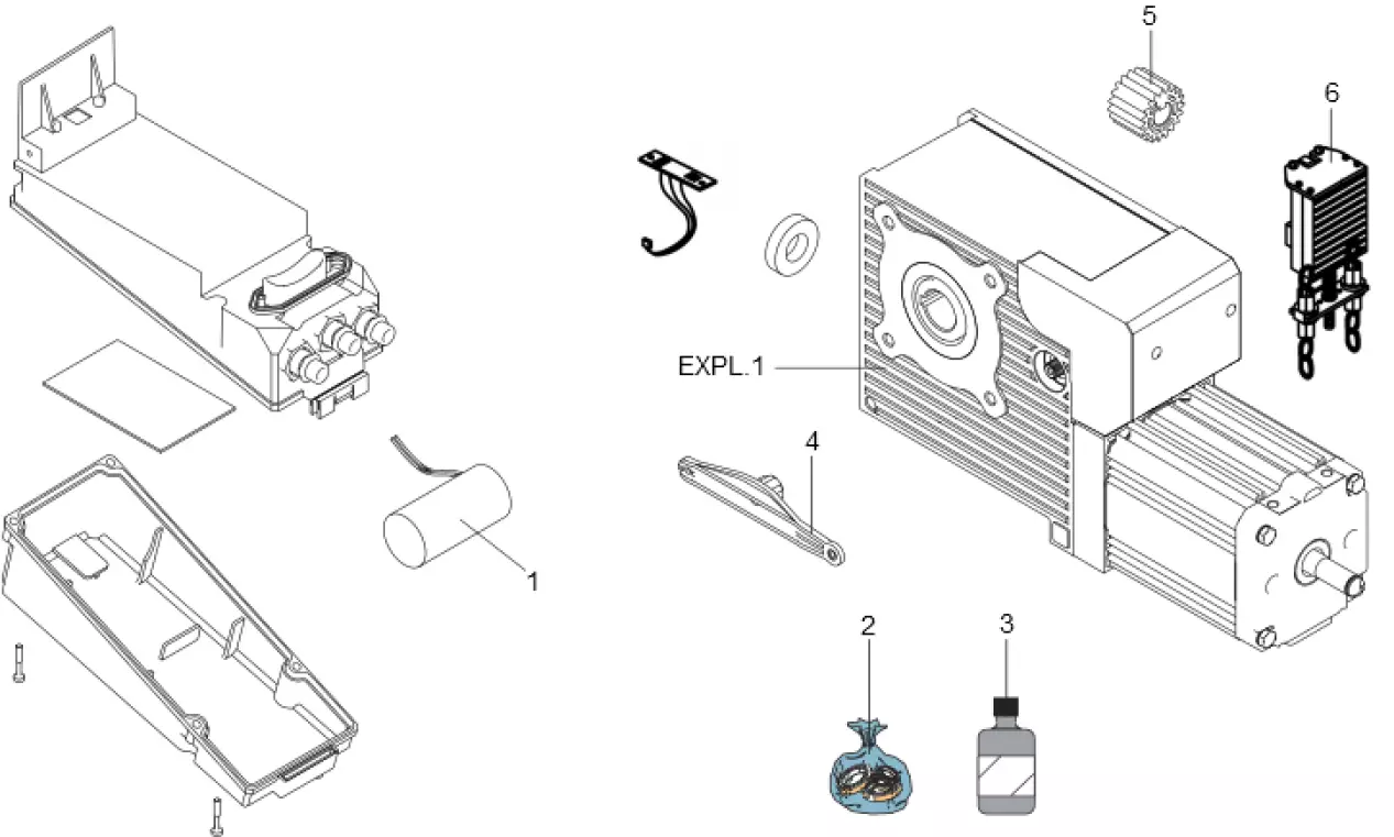 Service parts Faac 541