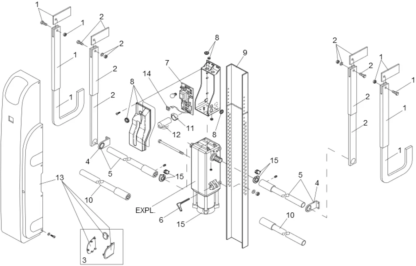 Service parts Faac 550 L