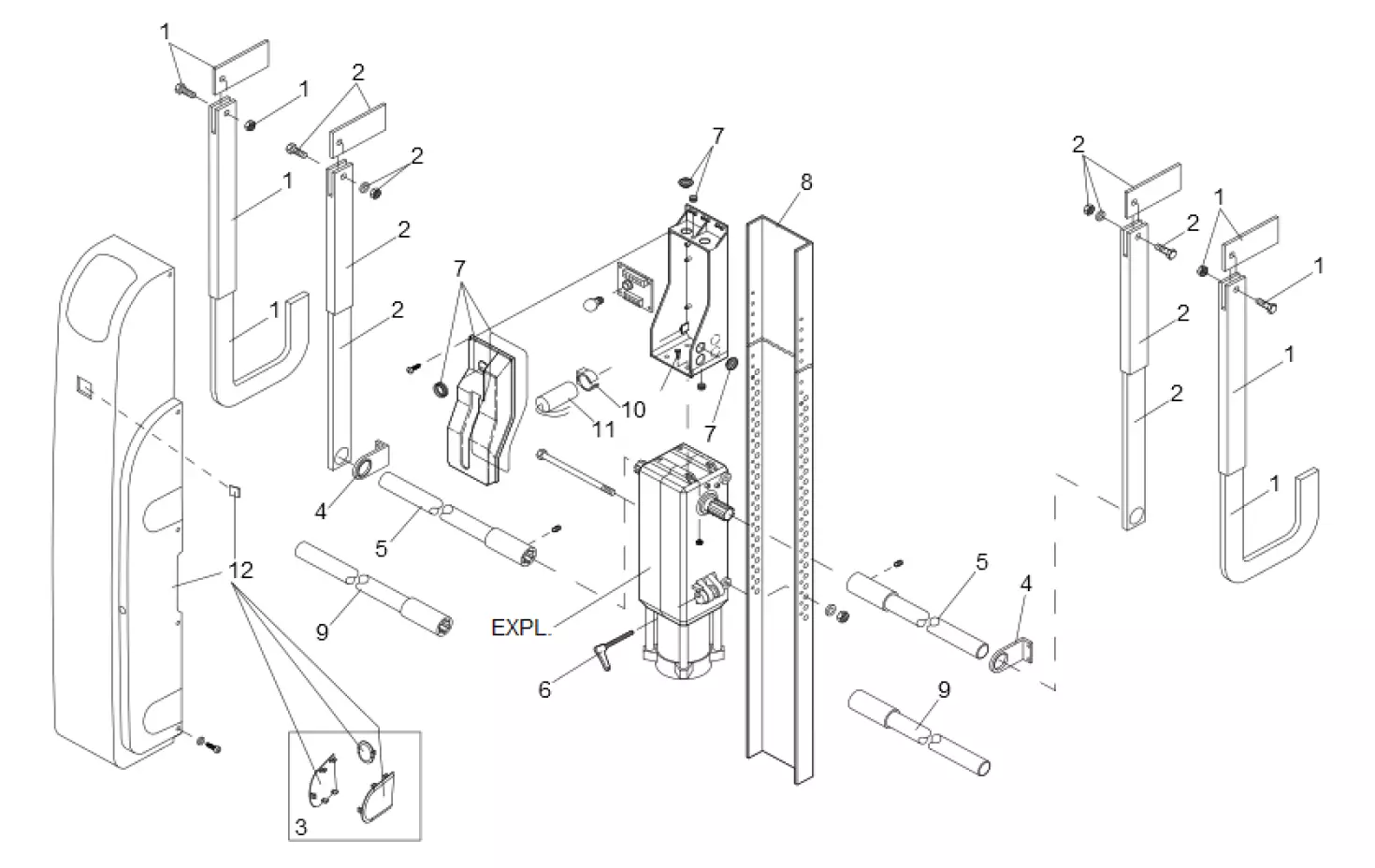 Service parts Faac 550 Slave