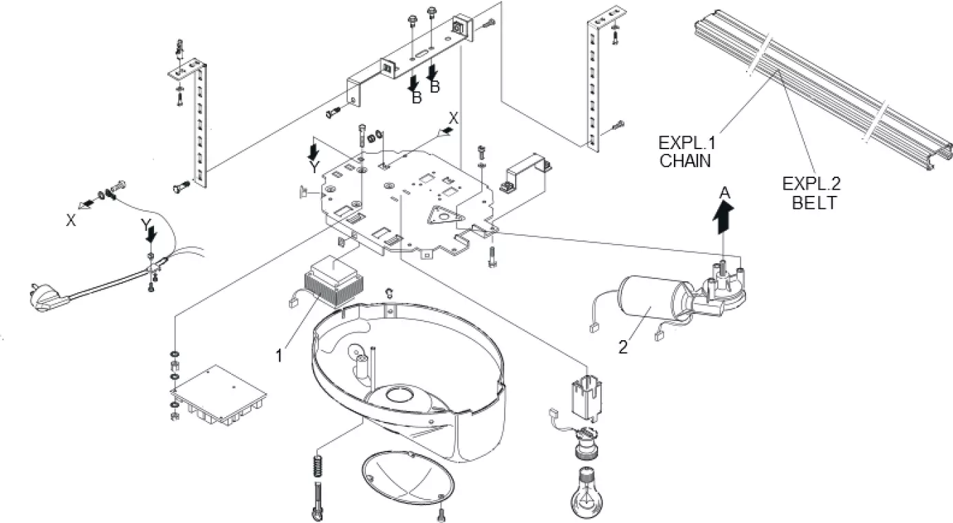 Service parts Faac 576 EM