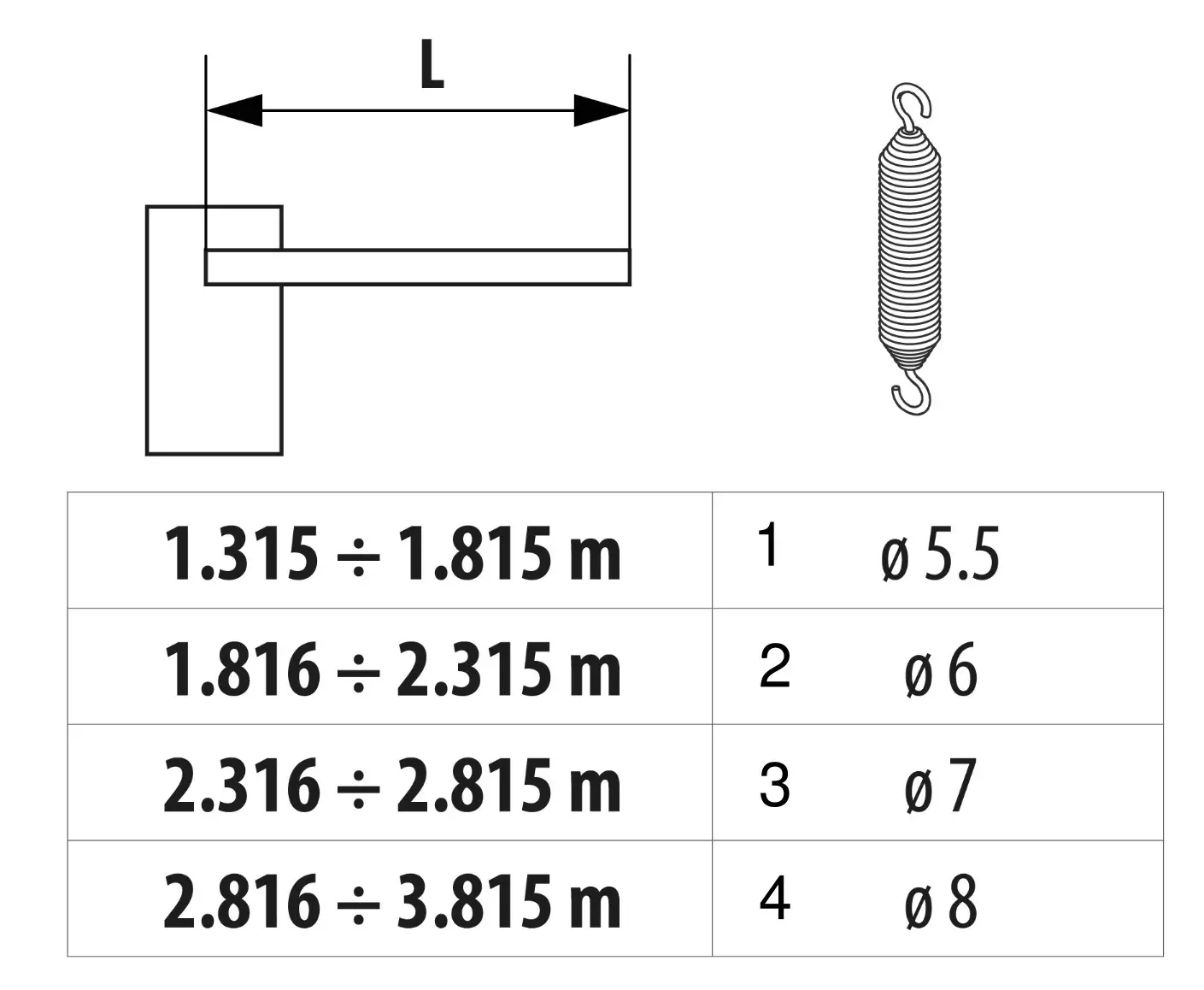 Service parts Faac 615 BPR STD Rectangular beam with end foot