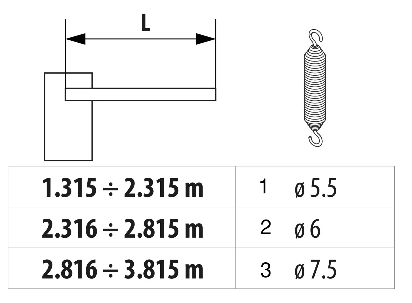 Service parts Faac 615 BPR STD Rectangular beam with skirt