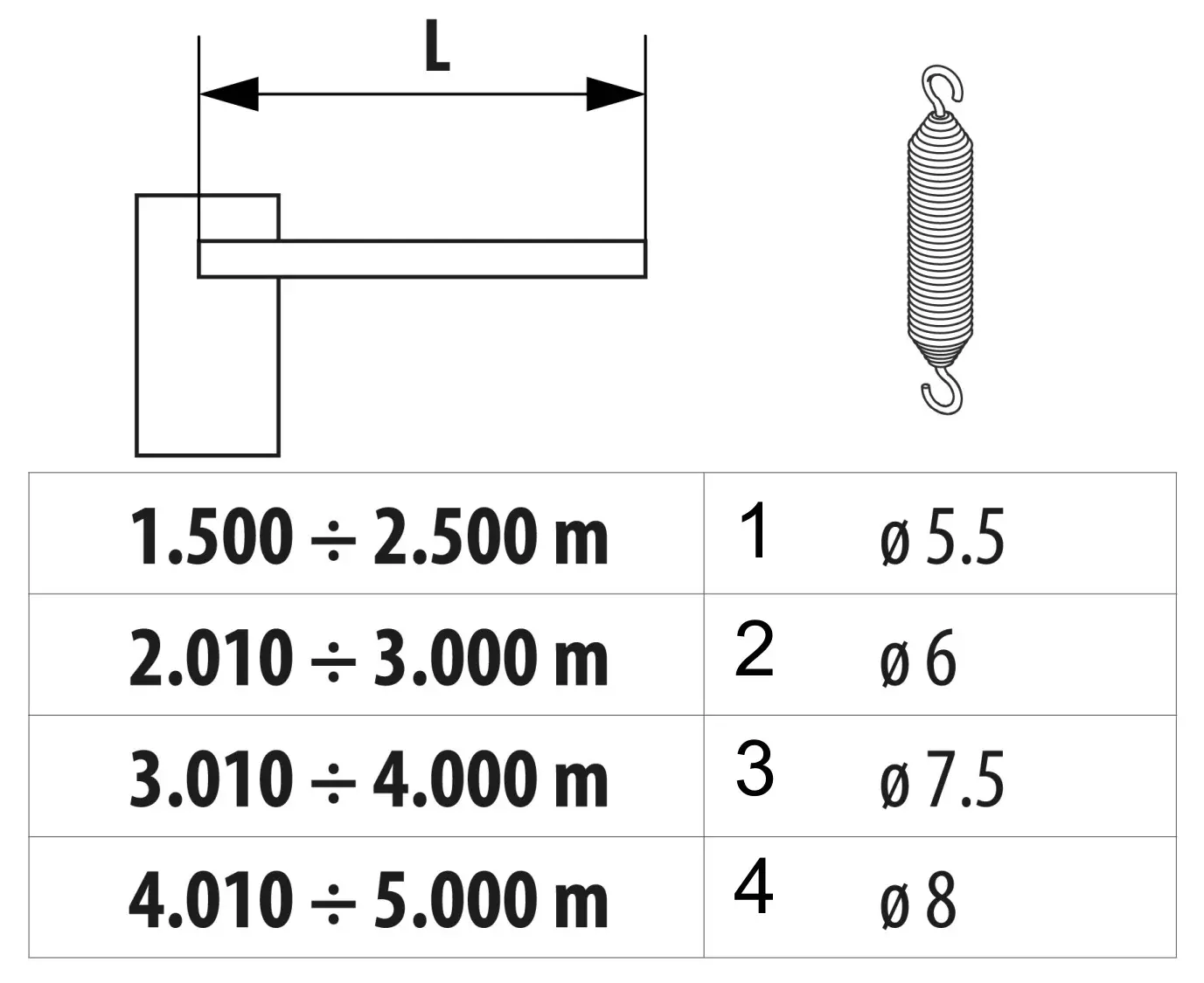 Service parts Faac 615 STD Rectangular beam with skirt