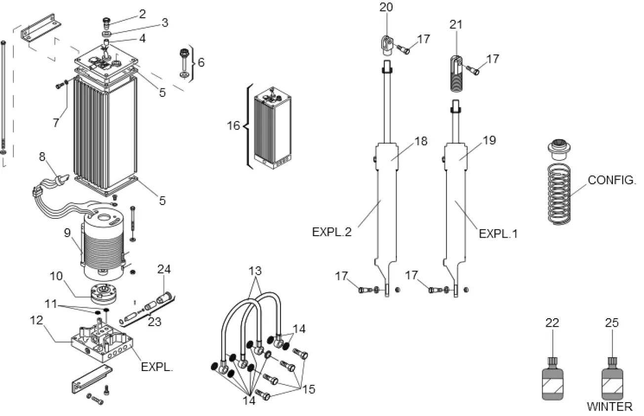 Service parts Faac 620 SR 2