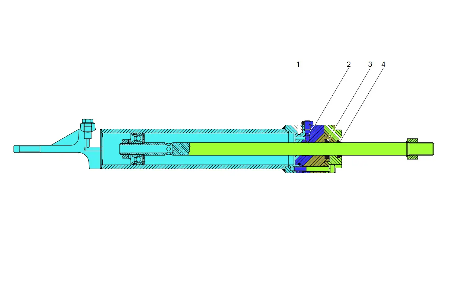 Service parts Faac 620 SR Long cylinder
