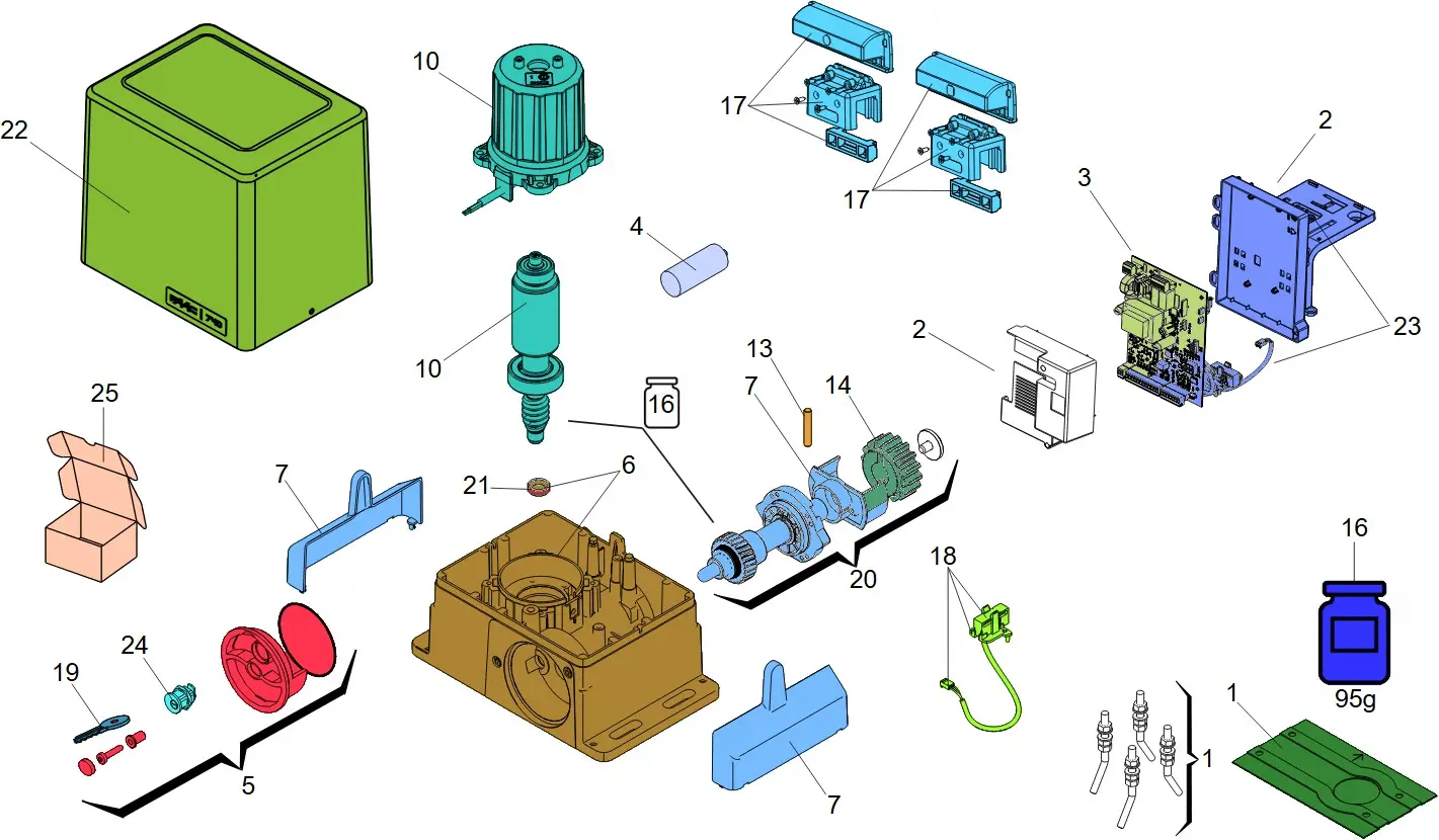 Service parts Faac 740 C