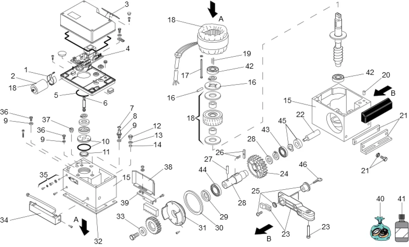 Service parts Faac 746 EMC