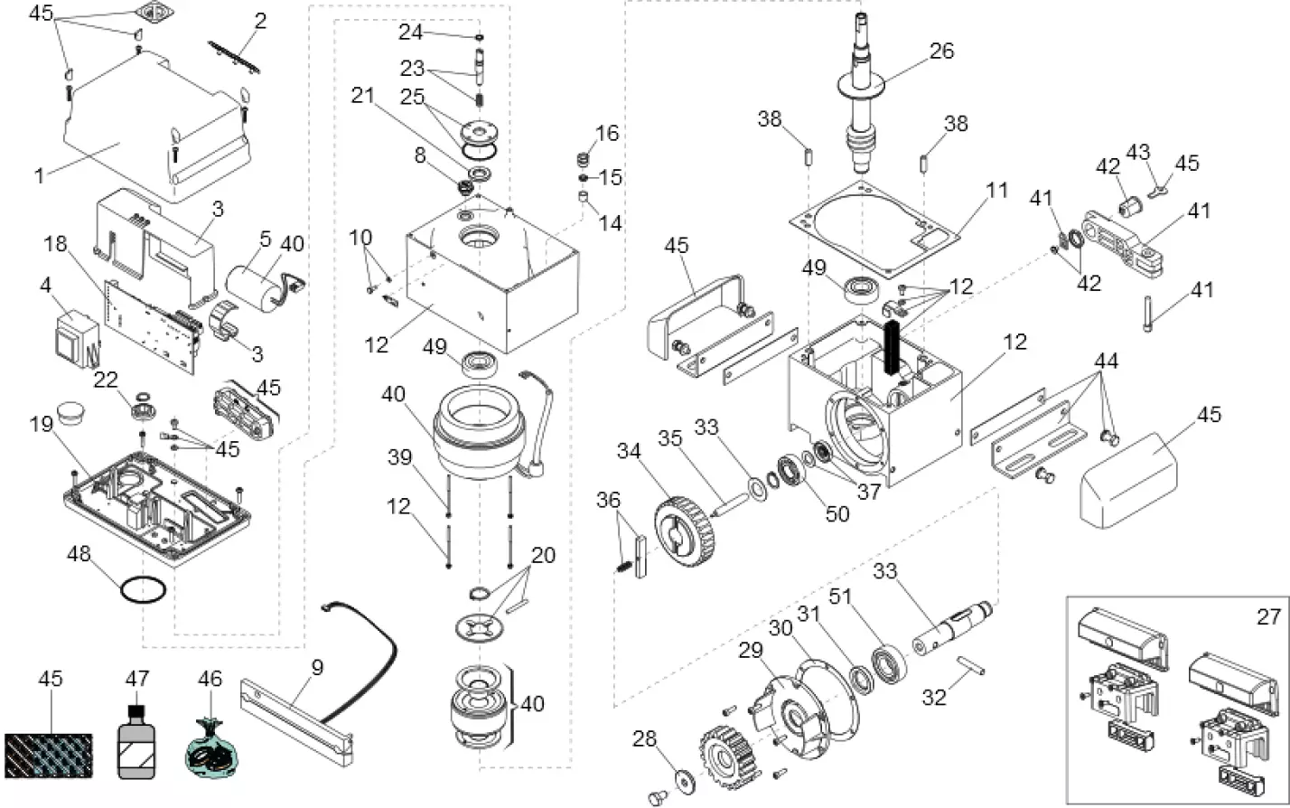 Service parts Faac 746 ER