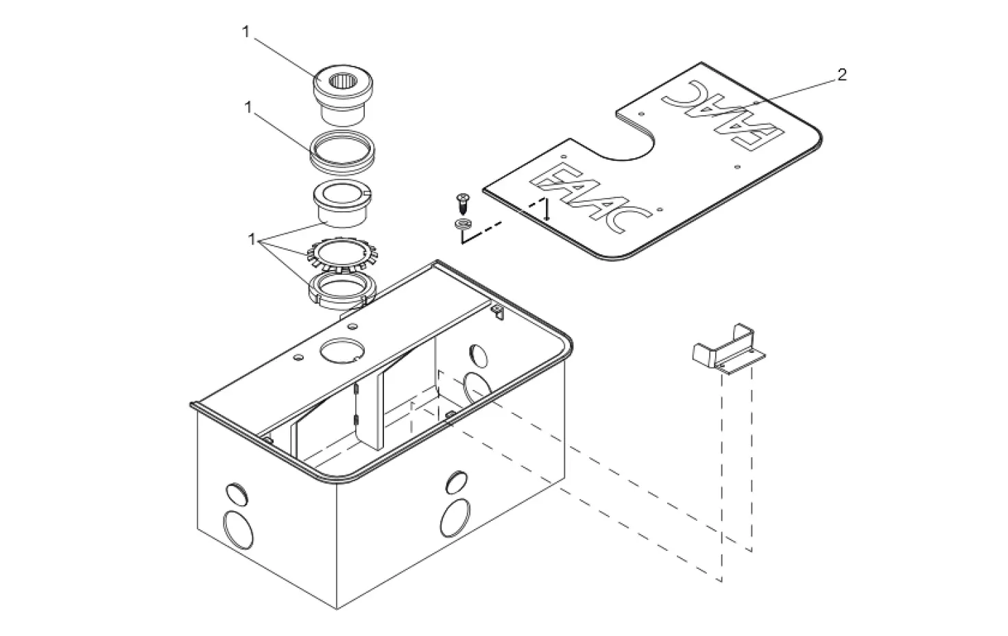 Service parts Faac 750 CP