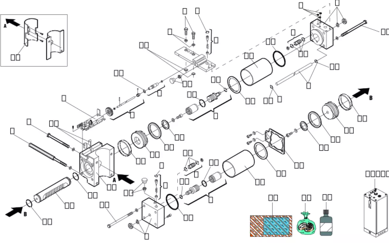 Service parts Faac 760 CBAC CR Restyling
