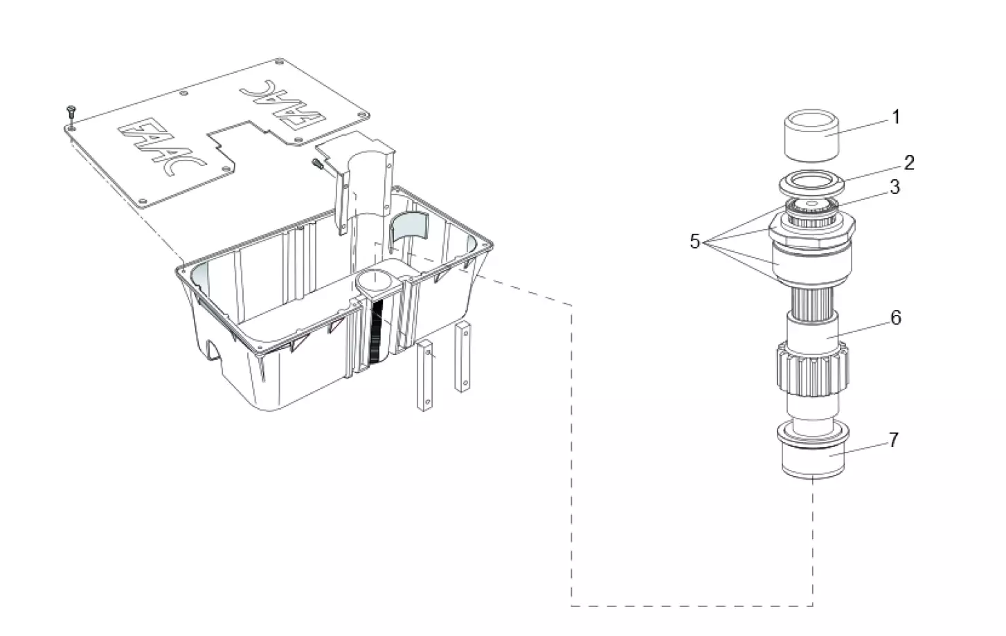 Service parts Faac 760 CP 