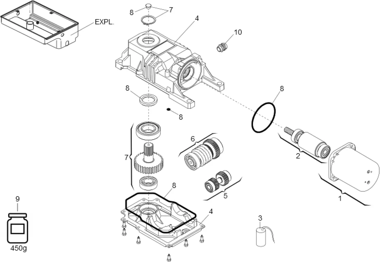 Service parts Faac 770 230V L