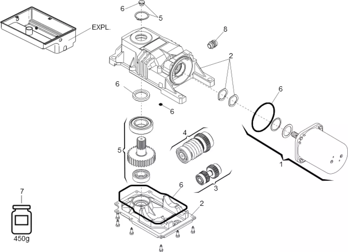 Service parts Faac 770 24V
