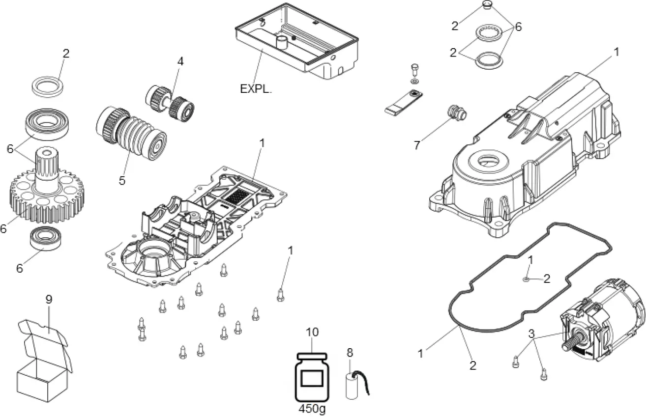 Service parts Faac 770N 230V