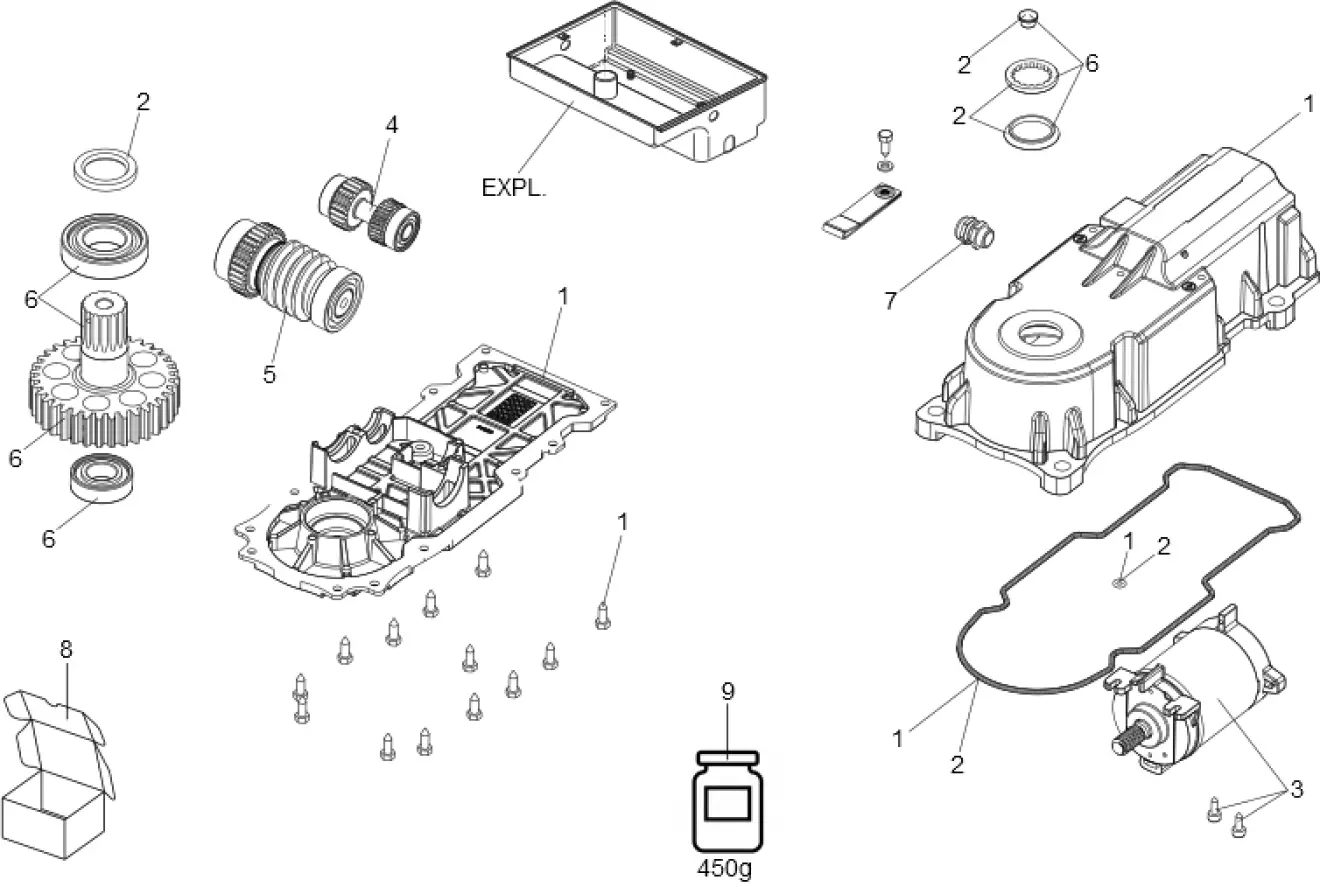 Service parts Faac 770N 24V