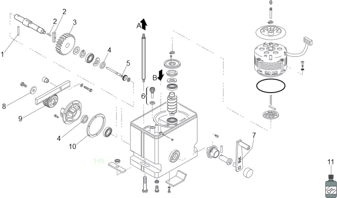 Service parts Faac 820 - 2
