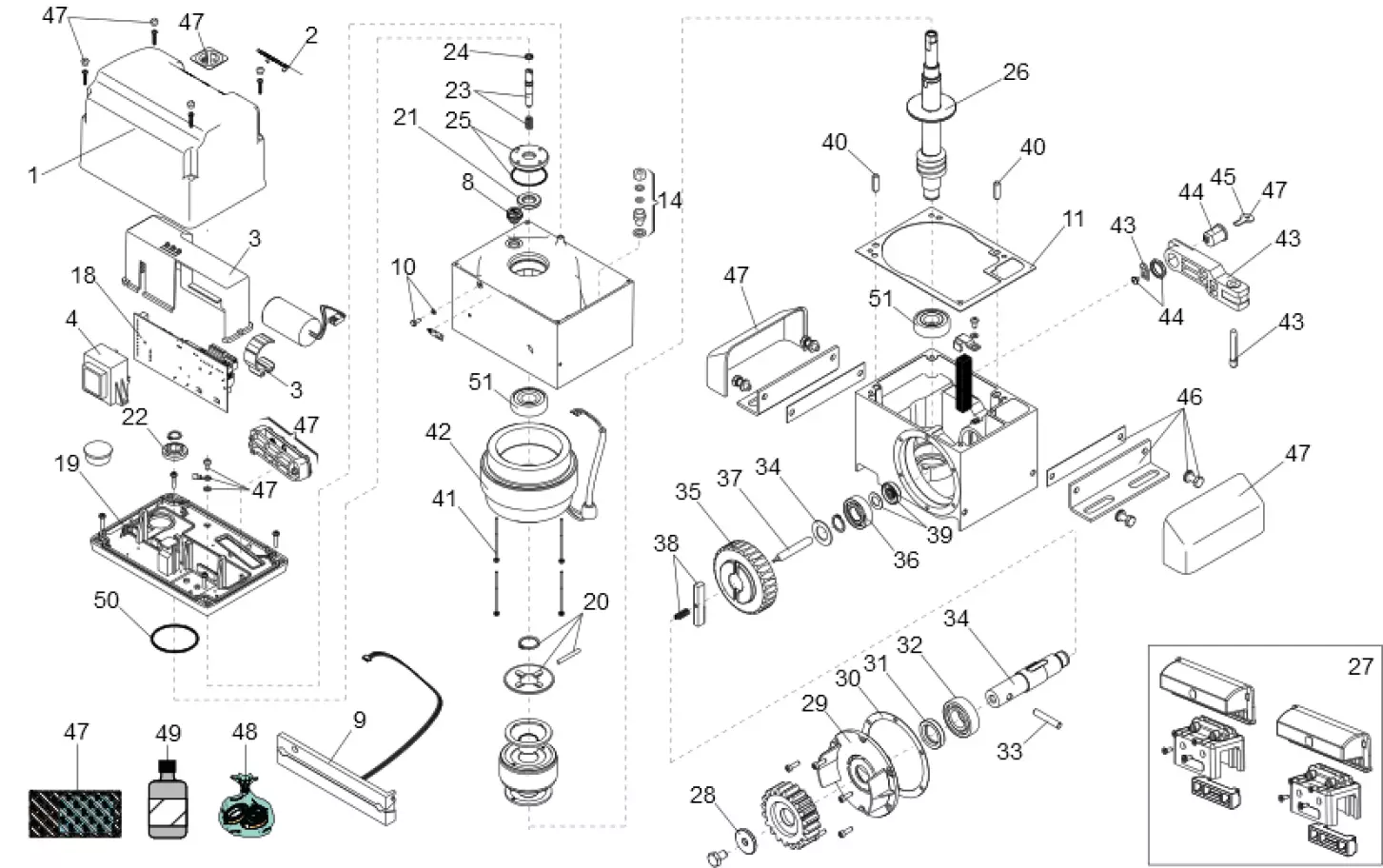 Service parts Faac 844 ER 115V UL
