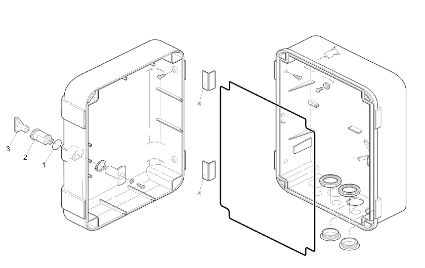 Service parts Faac Box 750 L-M