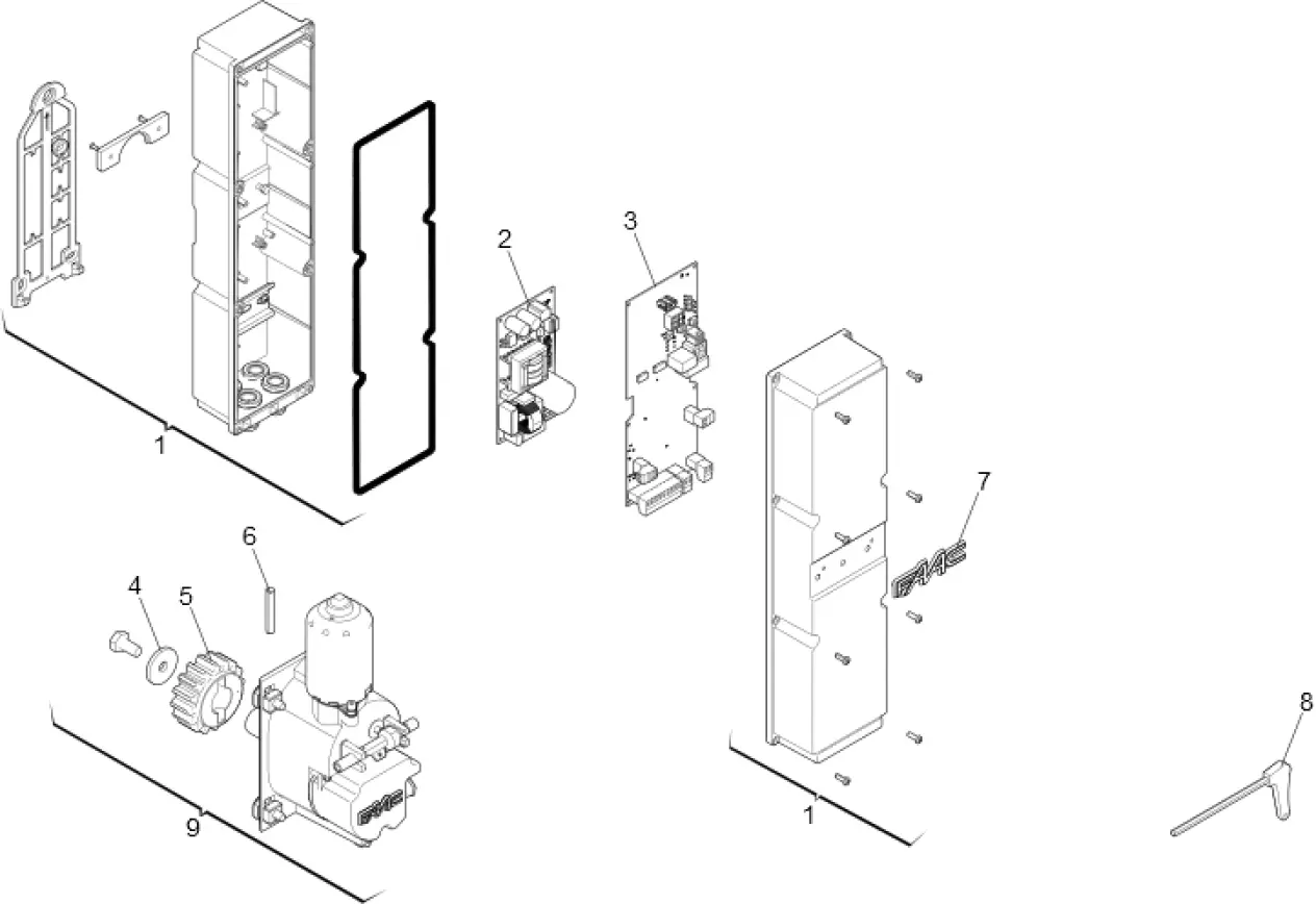 Service parts Faac C4000I