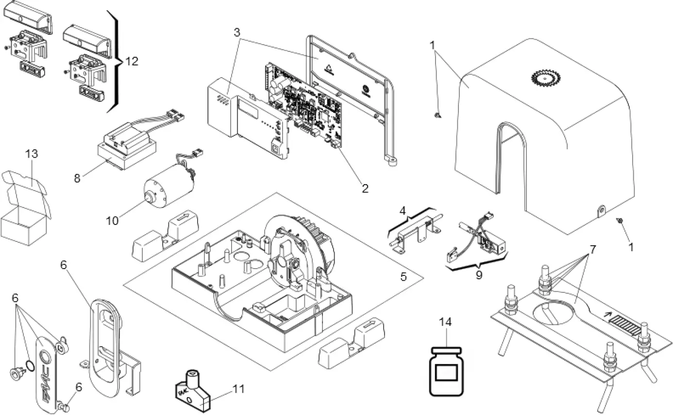 Service parts Faac C720 115V