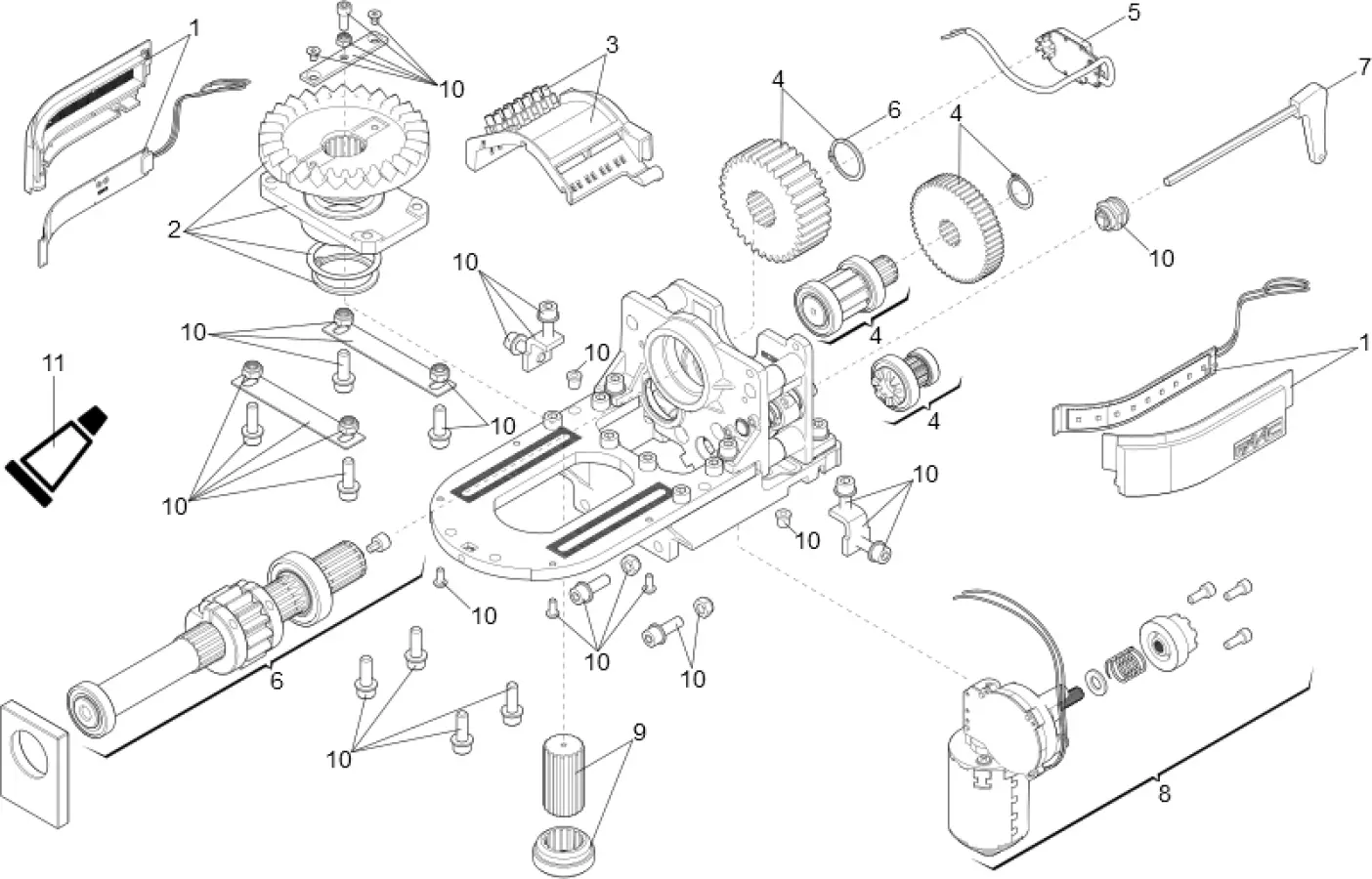 Service parts Faac S2500I